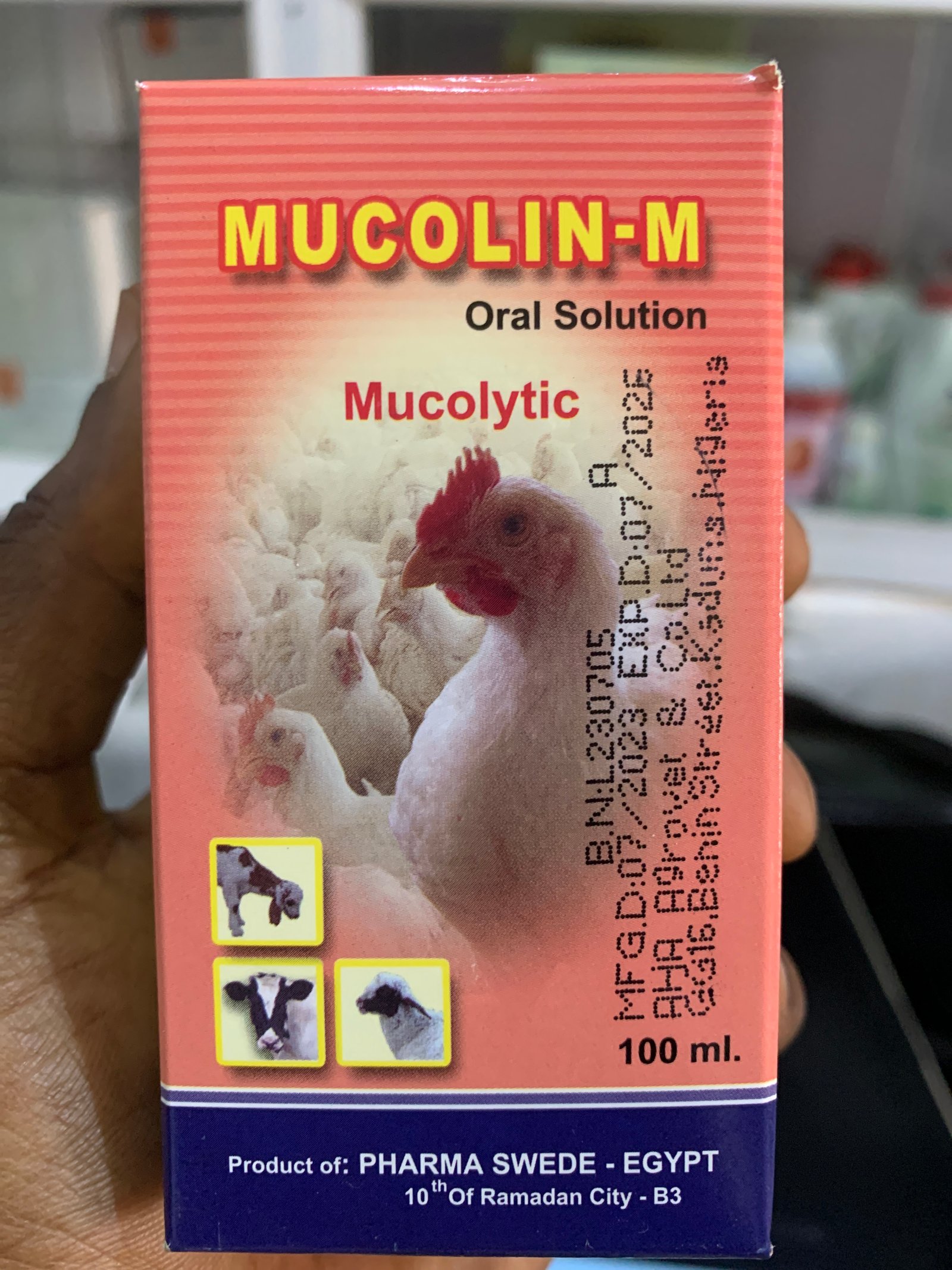 MUCOLIN M 100MLS